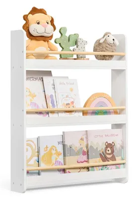 Produktbild von Kinderregal - Bücherregal - Lagerregal - Platzsparend - 12 x 60 x 75 cm, KI-generiertes Bild