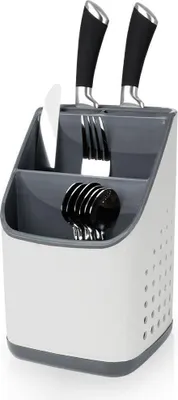 Produktbild von Vilde Abtropfständer | Besteck-Organizer | Abtropfkorb für Besteck Küchenutensilien mehrere Fächer