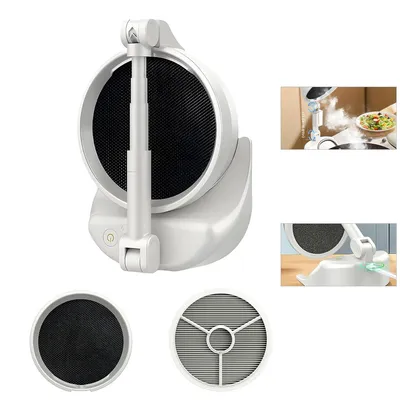 Produktbild von Dunstabzugshaube,Faltbare Dunstabzugshaube mit Luftreinigungsventilator,4000 mAh,Drei Geschwindigkeiten,Tragbare Hot Pot und Barbecue Dunstabzugshaube