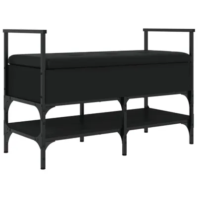 Produktbild von Schuhbank Schwarz 85,5x42x57,5 cm Holzwerkstoff