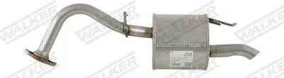 Produktbild von WALKER 23506 Endschalldämpfer für TOYOTA Yaris Schrägheck (P9) Auspuff