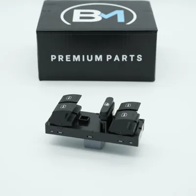 Productafbeelding van Ruitbedieningsschakelaar links voor Seat Leon, Altea, Toledo, VW Golf, Amarok, Tiguan