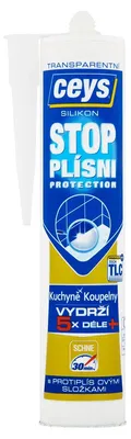 Produktbild von Ceys Stopp Schimmel, Anti-Schimmel-Silikon, 280ml, transparent