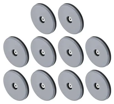 Zdjęcie produktu dla Ślizgacze meblowe wkręcane ptfe 50 mm 12 szt. do krzeseł stołów