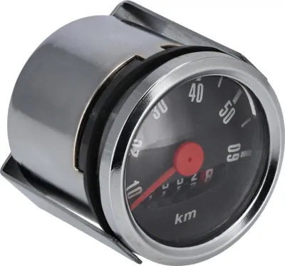 Image de Compteur de vitesse noir Ø48mm à 60km/h - pour Simson KR51, SR4-1, SR4-2, SR4-3, SR4-4