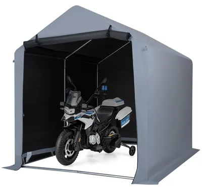 Produktbild von KOMFOTTEU Wasserfeste Zeltgarage aus Oxford-Gewebe mit Metallrahmen