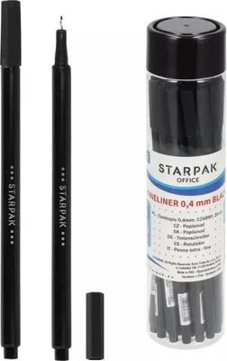 Zdjęcie produktu dla Cienkopis 0.4 czarny Starpak 240/1440