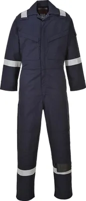 Image de Combinaison Flamme Résistant Et Antistatique 350g - Taille 5xl - Marine - Portwest