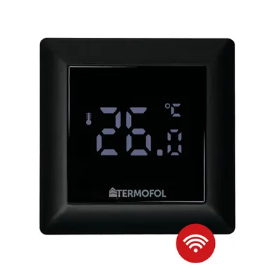 Produktbild von Termofol Elektrische Fußbodenheizung Heizfolie 230V mit Thermostat H6 WiFi, Schwarz, Leistung 140 W/m2, 1 m²