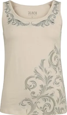 Produktbild von Black Premium by EMP Damen beiges Top mit Stickerei L