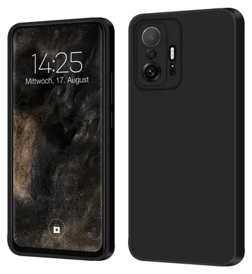 Produktbild von Hülle für Xiaomi 11T / 11T Pro Case Cover Bumper Smartphone Softgrip Schutzhülle Farbe: Schwarz