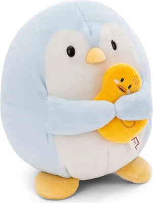 Produktbild von Nici Watschelnder Pinguin Mit Ente In Geschenkbox 11x12x6.5 Cm 16 Cm Gelb  Gelb One Size