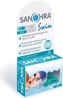 Zdjęcie produktu dla Sanohra swim dla dorosłych ochronniki słuchu 2 szt