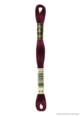 Immagine prodotto di Filato da ricamo DMC Mouline Special 117MC -814, 6 fili, 8 m