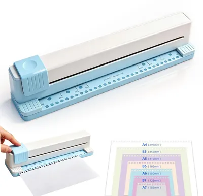 Handlocher 30 Löcher für A4–A7, B5–B7, blau