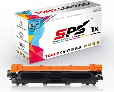 A toner cartridge and its packaging are displayed against a white background.
