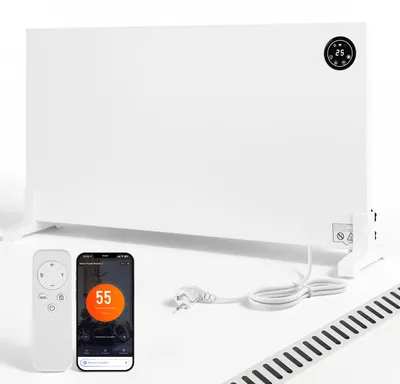 Produktbild von Vigevee 1000 W Hybrid-Infrarotheizung mit WLAN, Touch und Fernbedienung