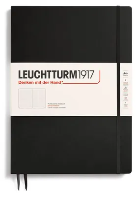 Immagine prodotto di Leuchtturm 321149, Monocolore, Nero, A4+, 100 g/m², Carta a puntini, Rilegatura rigida