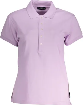 Produktbild von Nachhaltiges Damen-Poloshirt Rosa aus Baumwolle mit Logo