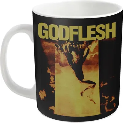 Image de Godflesh - Tasse à café "Messiah" PH410 (taille unique) (Blanc/Noir/Jaune)