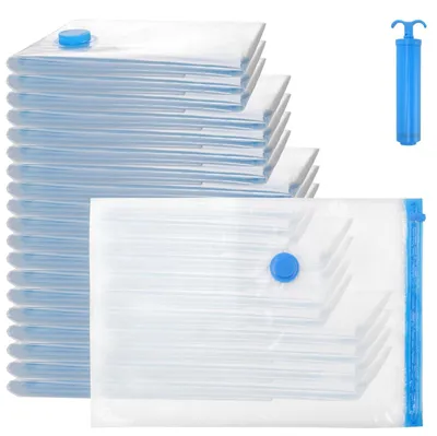 Immagine prodotto di Solidchoice - Set di 20 sacchetti sottovuoto per abbigliamento, disponibili in 5 diverse dimensioni