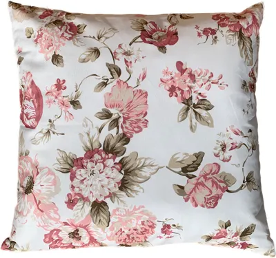 Produktbild von LANDKING® Kissenhülle Rosamunde 1 Stk., Kissenbezug, Blumen Rosen, ca. 48x48 cm, Landhaus, Romantik, Polyester, Farbe rosa