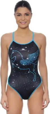 Produktbild von Turbo Pegaso Badeanzug Schwarz 2XL Damen Schwarz 2XL