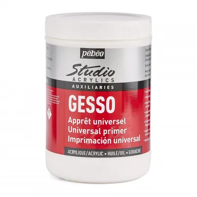 Produktbild von Pebeo Studio Acrylics Gesso, 1 Liter
