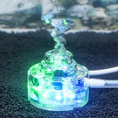 Image de Lumière de bulle d'aquarium ?tanche, accessoires d'aquarium, décorations d'aquarium et accessoires de paysage, lampe de décoration de paysage d'aquarium submersible, USA,