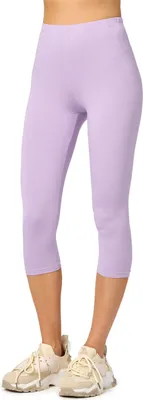 Produktbild von Merry Style Damen Leggings 3/4 aus Viskose MS10-144 (Hellviolett, L)