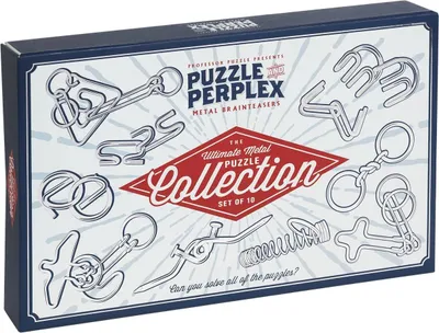 Produktbild von Brain_Games Puzzle And Perplexset Of 10 Metal Puzz