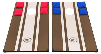 Produktbild von AXI Cornhole-Set mit 2 Holzbrettern - Beanbag-Wurfspiel für drinnen und draußen - inklusive 8 Cornhole-Säckchen und Tragetasche - zusammenklappbares