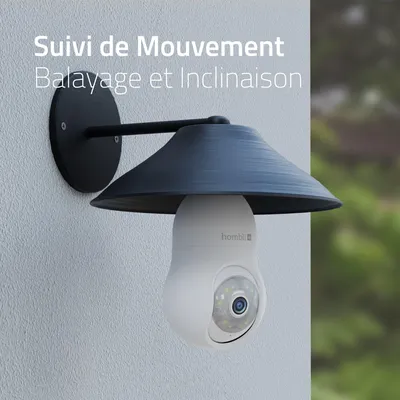 Produktbild von Hombli smarte outdoor Kamera, Bulb Cam 4K, weiß