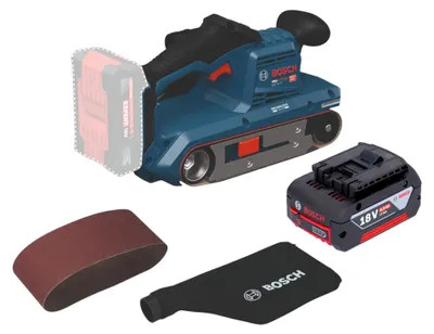 Immagine prodotto di Levigatrice a nastro a batteria Bosch GBS 18V-75 18 V 76 x 533 mm Brushless + 1x batteria 4,0 Ah - senza caricabatterie