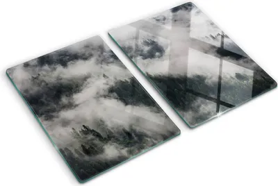 Imagen del producto de Cubierta para placa de cocina – Cubierta para placa de inducción – Placa de protección de vidrio – 2x40x52 cm – Placas de protección de vidrio para cocina – Vidrio templado – Acabado satinado