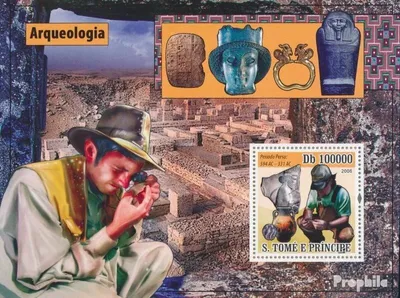 Produktbild von Briefmarken Sao Tome e Principe 2008 Mi Block 663 (kompl. Ausgabe) postfrisch Archäologie