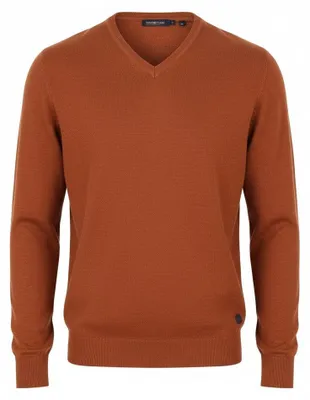 Produktbild von Brauner Wollpullover - S