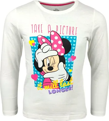 Produktbild von Langarmshirt Disney Minnie Mouse Creme 104 cm