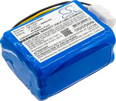 Produktbild von TECHTEK Akku Kompatibel mit [Nihon Kohden] SVM-7501 Ersetzt SB-752P