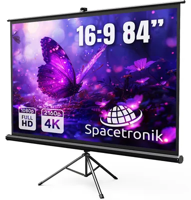 Produktbild von Projektionswand mit Stativ 84" 4K Spacetronik