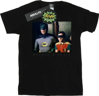 Produktbild von DC Comics - "Batman TV Series Dynamic Duo" T-Shirt für Herren BI16341 (L) (Schwarz)