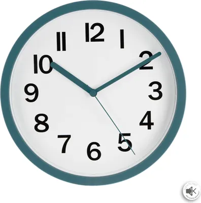 Immagine prodotto di Orologio da parete, rotondo, grigio, O 22 cm