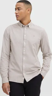 Produktbild von CASUAL FRIDAY Anton oxford shirt Herren Freizeithemd Hemd Button-Down-Kragen Logo Stickerei Hochwertige dünne Baumwoll-Qualität abgerundeter Saum