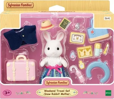 Zdjęcie produktu dla Królik Śnieżek i jego weekendowa walizka - Sylvanian families - 5641 - od 3 lat
