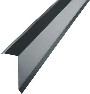 Produktbild von PRECIT Kantenwinkel für Trapezbleche H12 Anthrazitgrau RAL 7016 1000 mm x 40 mm x 100 mm