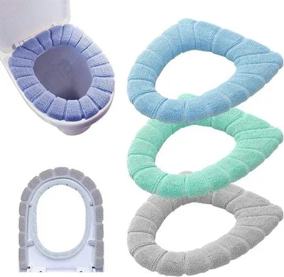 Produktbild von Famanu Toilettensitzbezüge 3er Set - Weich, Warm und Waschbar