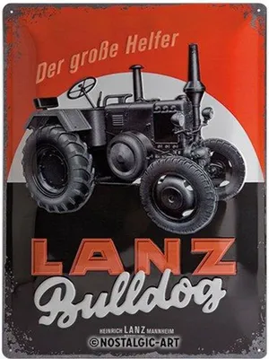 Produktbild von Nostalgic-Art - Blechschild 30 x 40 cm - Lanz - Bulldog