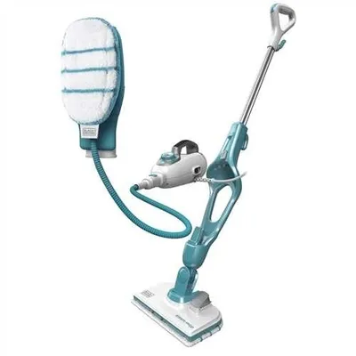 Produktbild von Black & Decker FSMH1321J, Dampfmopp, 0,5 l, Blau, Weiß, Tasten, 6 m, 1300 W