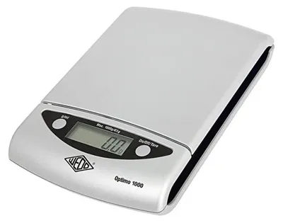 Präzisionswaage Optimo 1000, 1000 g/0,5 g, Tara, LCD