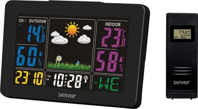 Immagine prodotto di Stazione meteorologica con orologio/sveglia